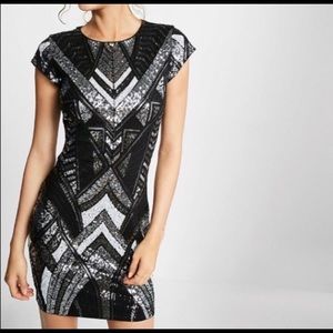 Express Sequin Sheath Dress